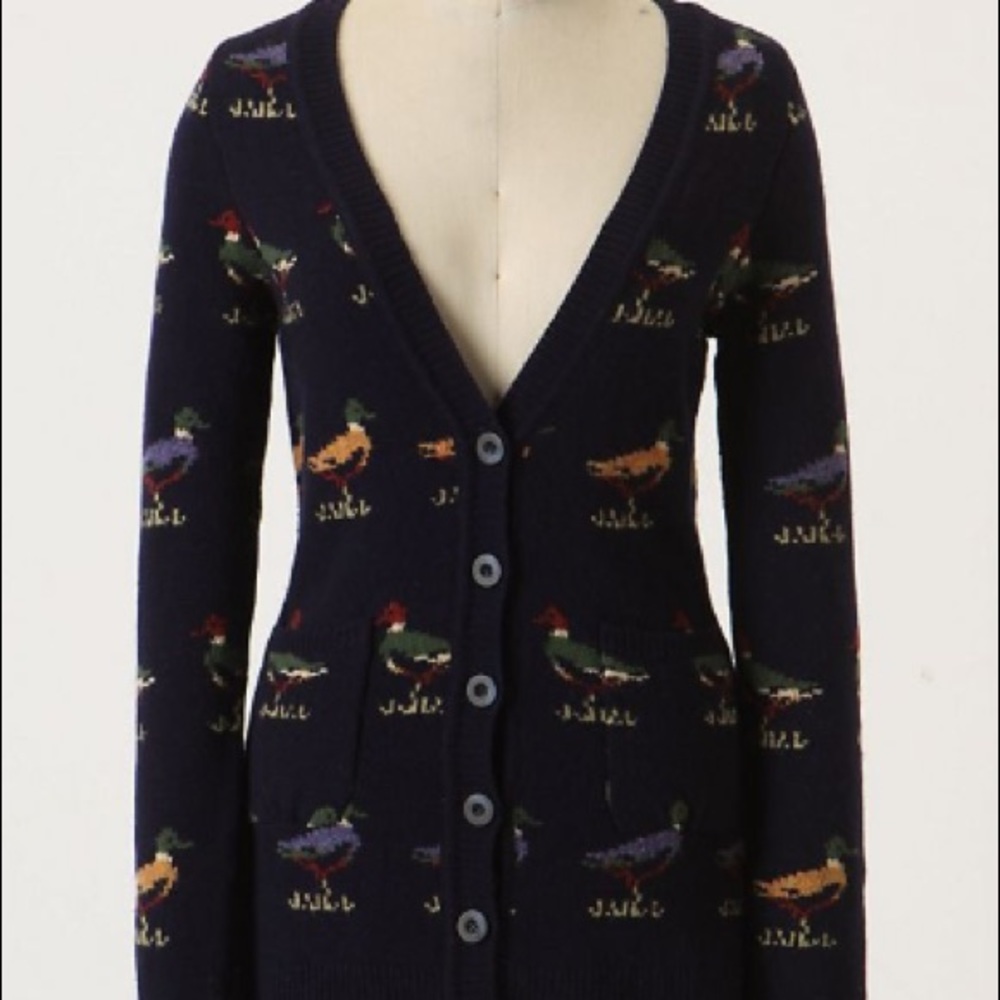 Anthropologie Mallard Bay Cardigan